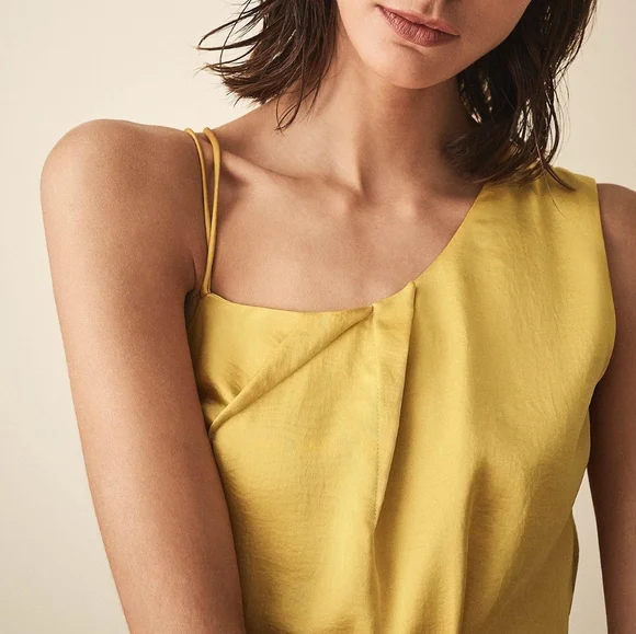 NWT REISS | Sara Satin Cocktail Dress - Picture 5 of 8